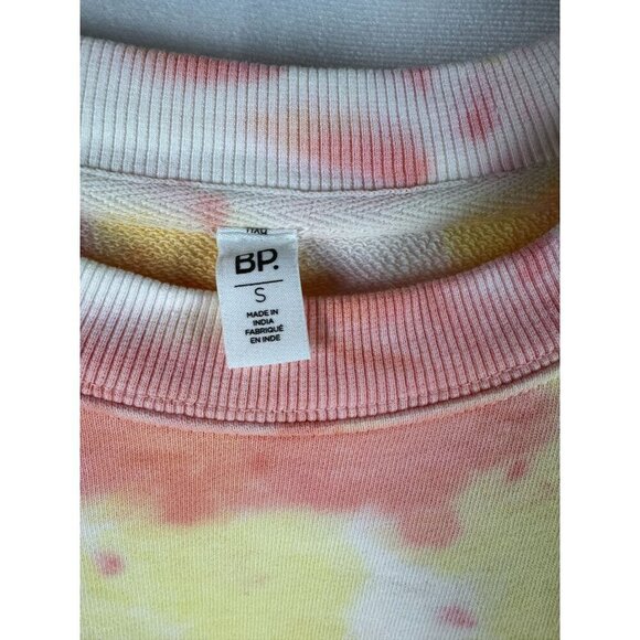 BP. Womens Tie-Dye Crewneck Long Sleeve Pullover Sweatshirt S - Picture 3 of 6